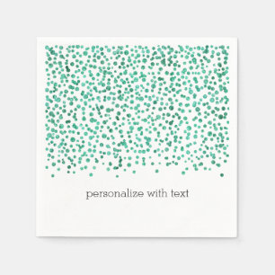 Servilleta De Papel La menta deslumbra confeti