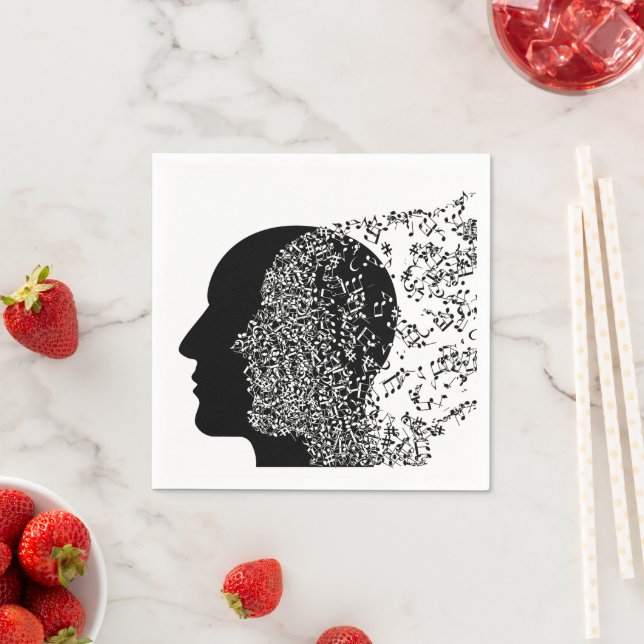 Servilleta De Papel La mente de la música (In situ)