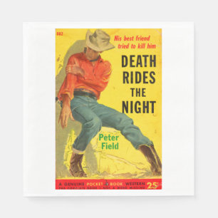 Servilleta De Papel La muerte pasa por la portada del libro de la noch
