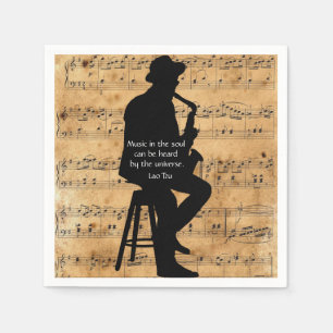 Servilleta De Papel La música en las servilletas de papel Soul