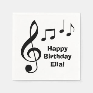 Servilleta De Papel La "música observa" las servilletas de papel