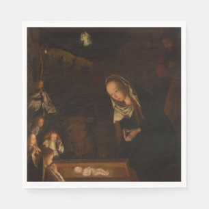Servilleta De Papel La Natividad de noche (nacimiento de Jesús, Navida