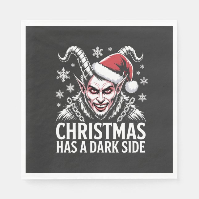 Servilleta De Papel La Navidad tiene un lado oscuro (Anverso)