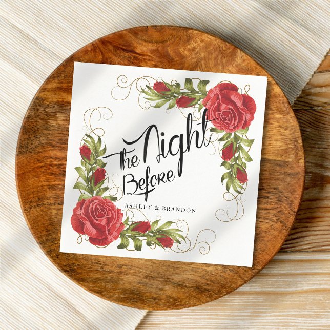 Servilleta De Papel La noche antes de la cena del ensayo (Subido por el creador)