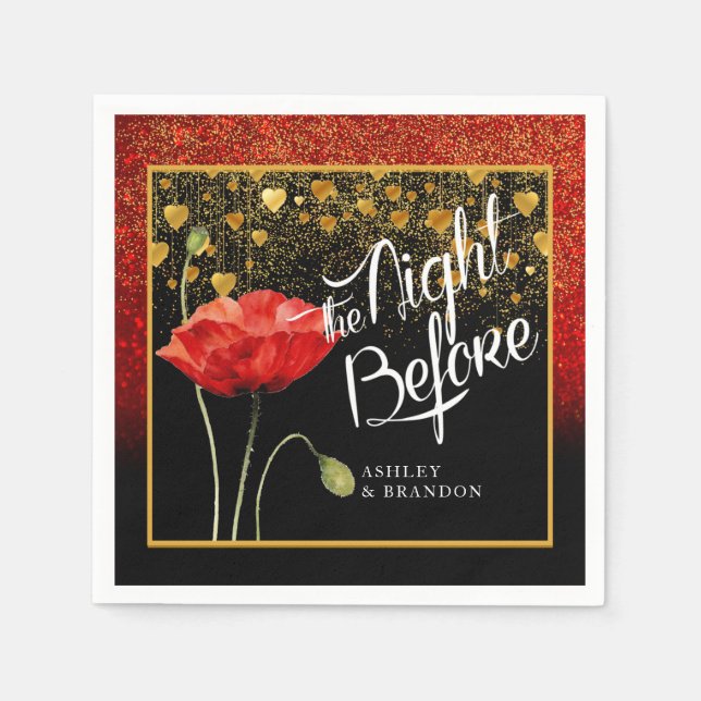 Servilleta De Papel La noche antes de las servilletas (Anverso)