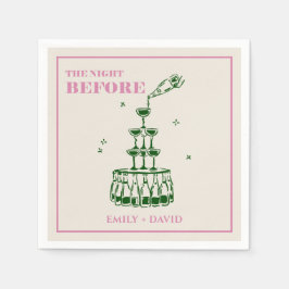 Servilleta De Papel La noche antes de las servilletas Bodas