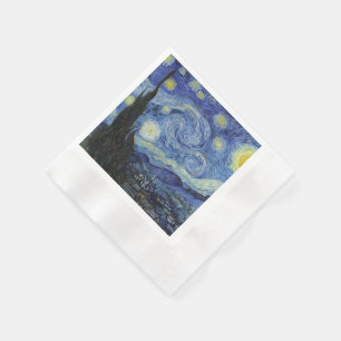 Servilleta De Papel La noche estrellada