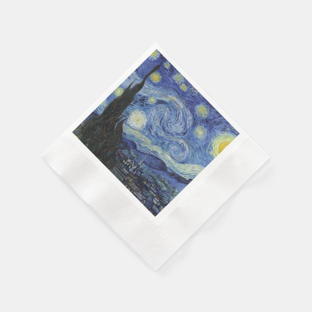 Servilleta De Papel La noche estrellada (Borde)
