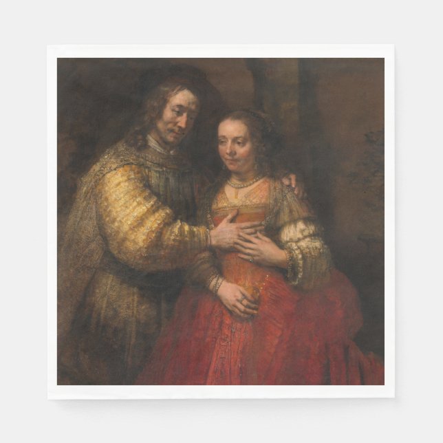 Servilleta De Papel La novia judía (por Rembrandt) (Anverso)