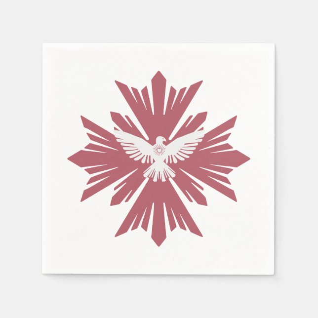 Servilleta De Papel La paloma divina de la paz (Anverso)