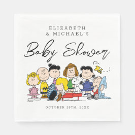 Servilleta De Papel La pandilla de los cacahuetes | BABY SHOWER