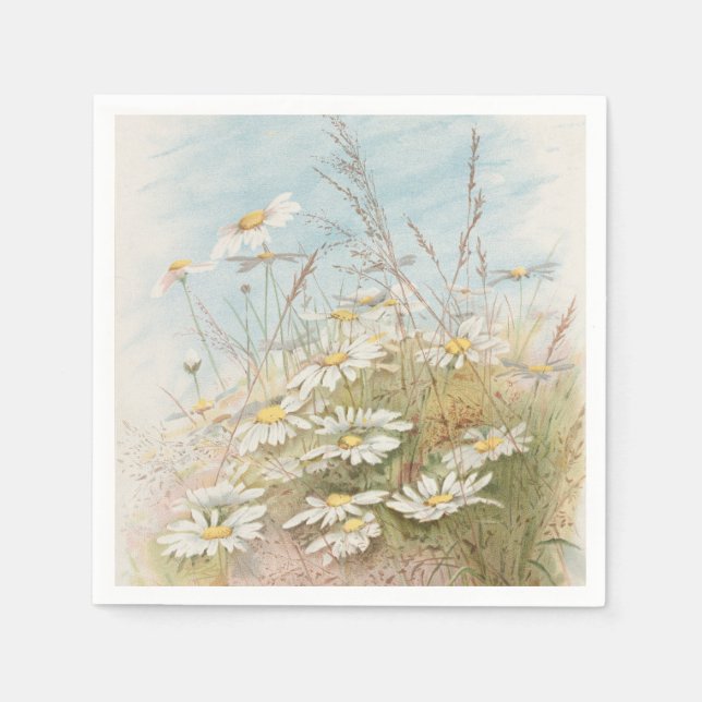Servilleta De Papel "La Pascua trae la primavera floreciendo"  (Anverso)