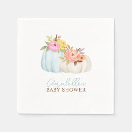 Servilleta De Papel La pequeña calabaza cae Baby Shower personalizada