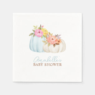 Servilleta De Papel La pequeña calabaza cae Baby Shower personalizada