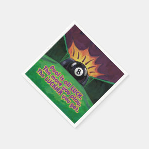 Servilleta De Papel La piscina es suerte