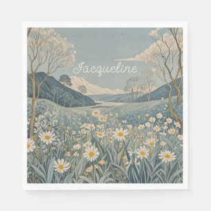 Servilleta De Papel La pradera lunar personalizada