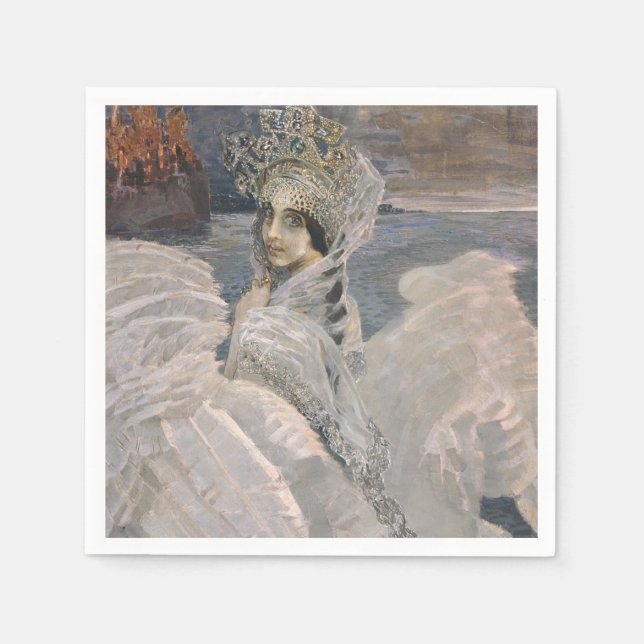 Servilleta De Papel La Princesa Cisne (Anverso)