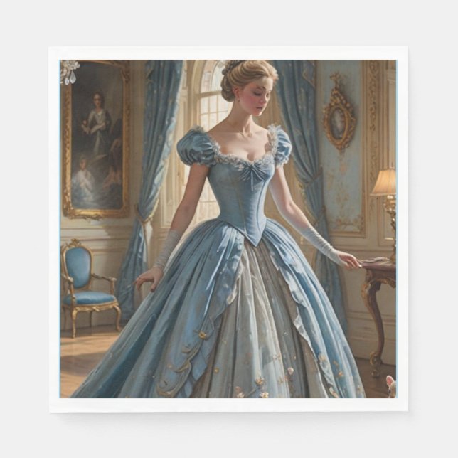 Servilleta De Papel La princesa secreta del castillo (Anverso)