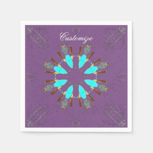 Servilleta De Papel La punta de flecha empluma prisionero de