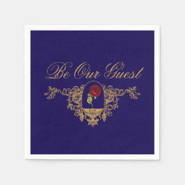 Servilleta De Papel La rosa roja de la belleza