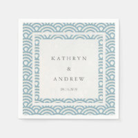 La Seigaiha japonesa ondea elegantemente azul clar