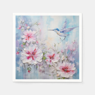 Servilleta De Papel La Serie de Diseño de Colibrí 11