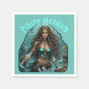 Servilleta De Papel La sirena pirata Lady Thunder_Cove