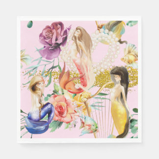 Servilleta De Papel La sirena soñadora