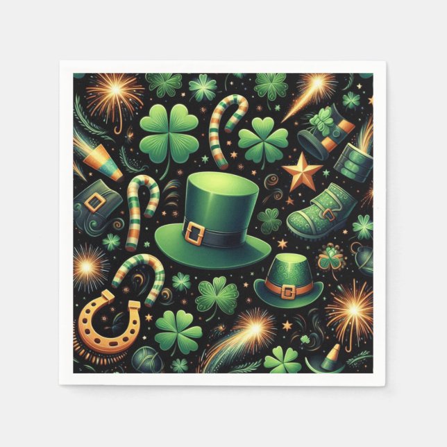 Servilleta De Papel La suerte de St. Patrick (Anverso)