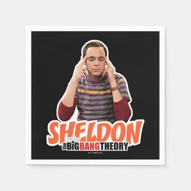 Servilleta De Papel La teoría del Big Bang | Sheldon (Anverso)