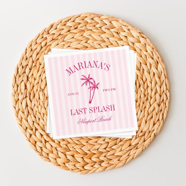 Servilleta De Papel La última soltera rosa caliente de Splash Beach Pa (Subido por el creador)