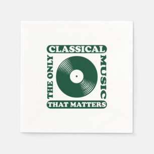 Servilleta De Papel La Única Música Clásica