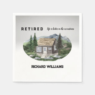 Servilleta De Papel La vida de jubilación es mejor en el senderismo de