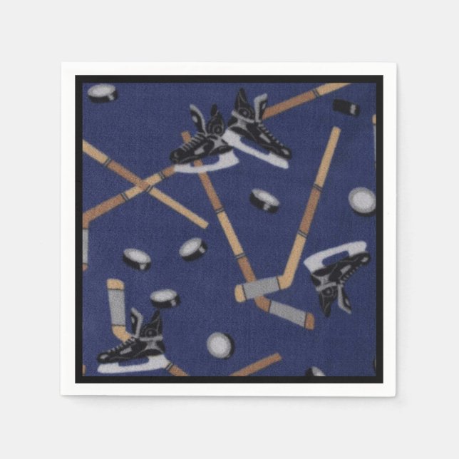 Servilleta De Papel La vida es hockey (Anverso)