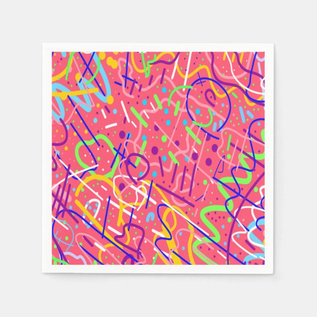 Servilleta De Papel La vida es un Fiesta (Anverso)