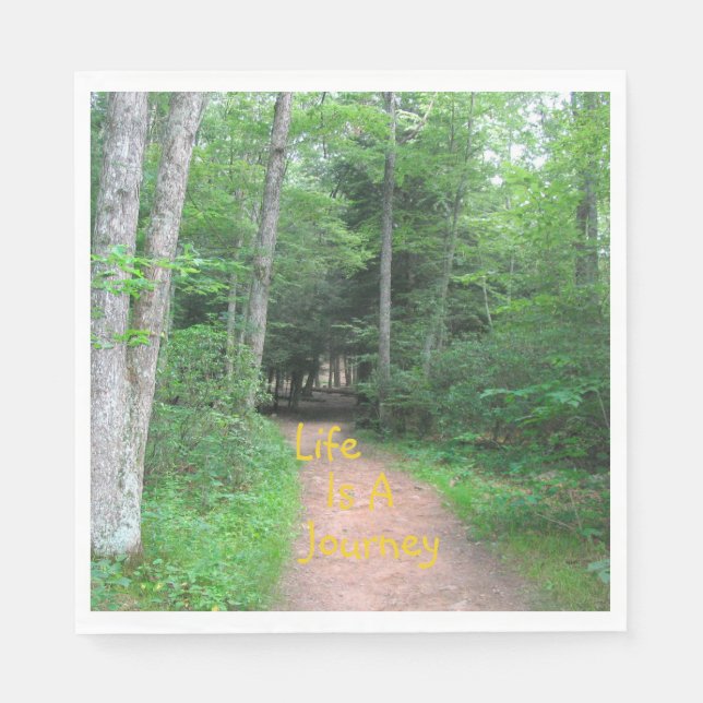 Servilleta De Papel La Vida Es Un Viaje 2 (Anverso)