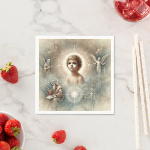 Servilleta De Papel La vieja profecía bíblica de Jesús Decoupage