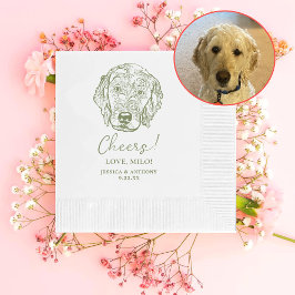 Servilleta De Papel Labradoodle Perro Cheque Personalizado Napkins