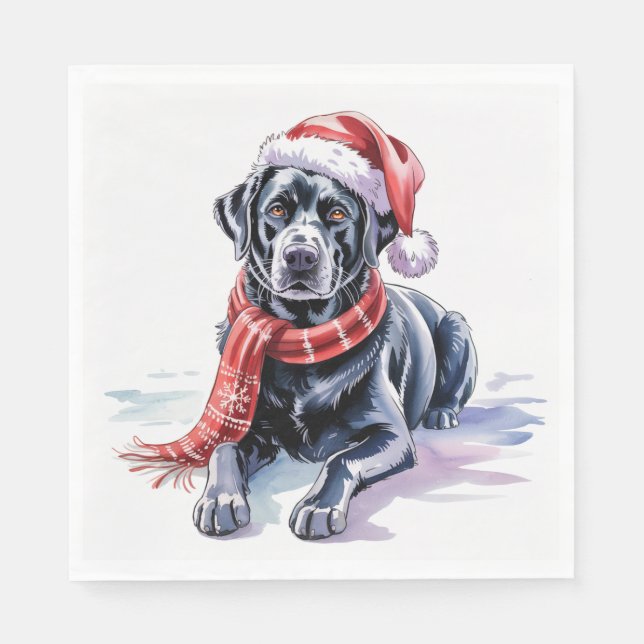 Servilleta de papel Labrador (Anverso)