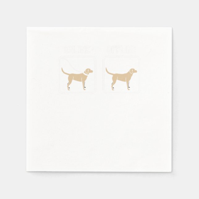 Servilleta De Papel Labrador Mama I Love Animals Gift (Anverso)
