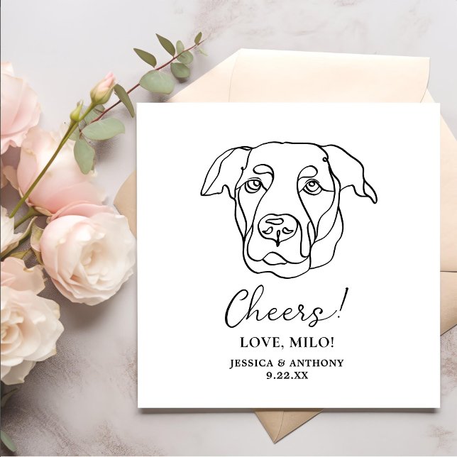 Servilleta De Papel Labrador Perro Personalizado Cheque Napkins (Subido por el creador)