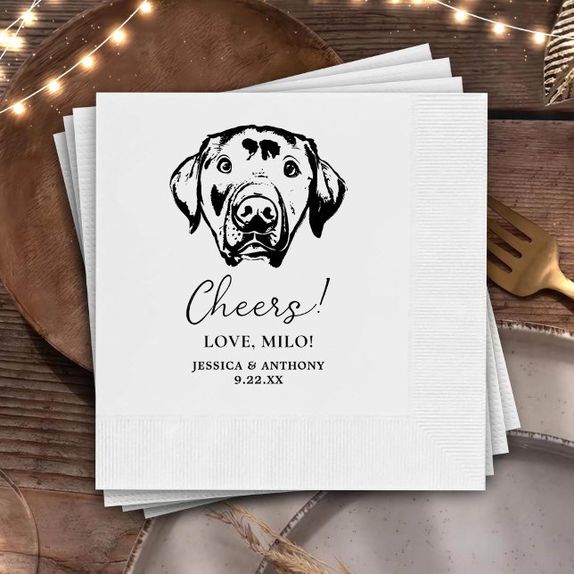 Servilleta De Papel Labrador Perro Personalizado Cheque Napkins (Subido por el creador)