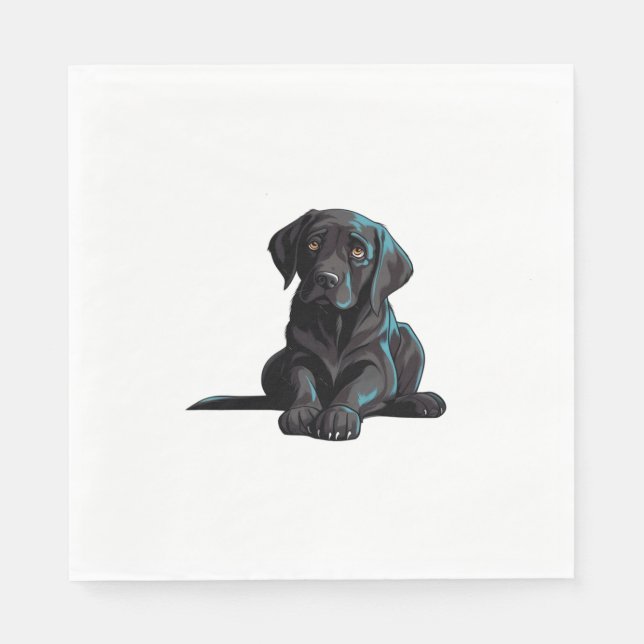 Servilleta De Papel Labrador Puppy (Anverso)