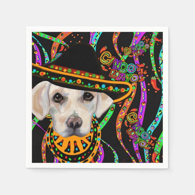 Servilleta De Papel Labrador Retriever (Anverso)