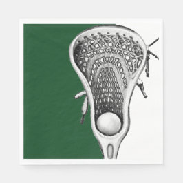 Servilleta De Papel Lacrosse Fiesta Green