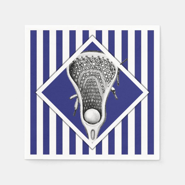 Servilleta De Papel Lacrosse Fiesta Napkins (Anverso)