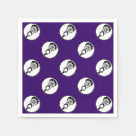 Servilleta De Papel Lacrosse Fiesta Purple