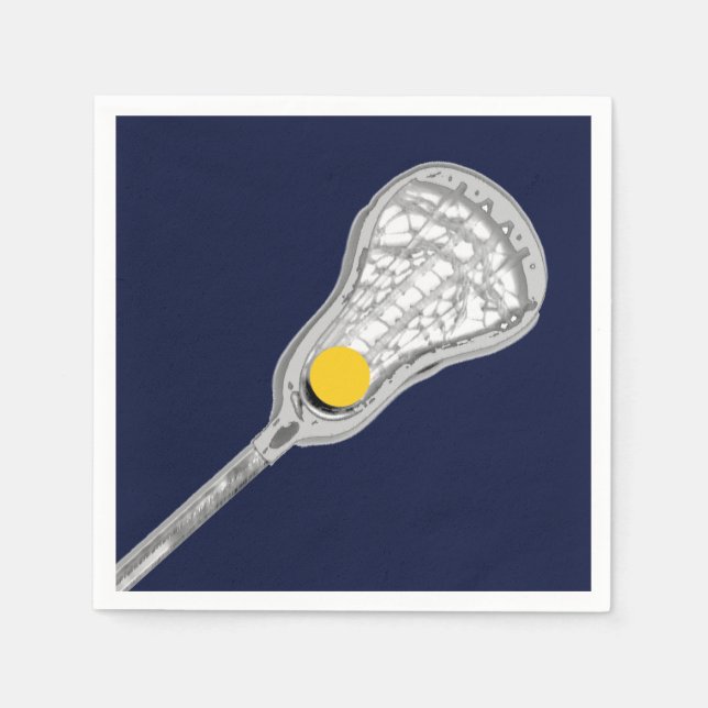 Servilleta De Papel Lacrosse Team (Anverso)