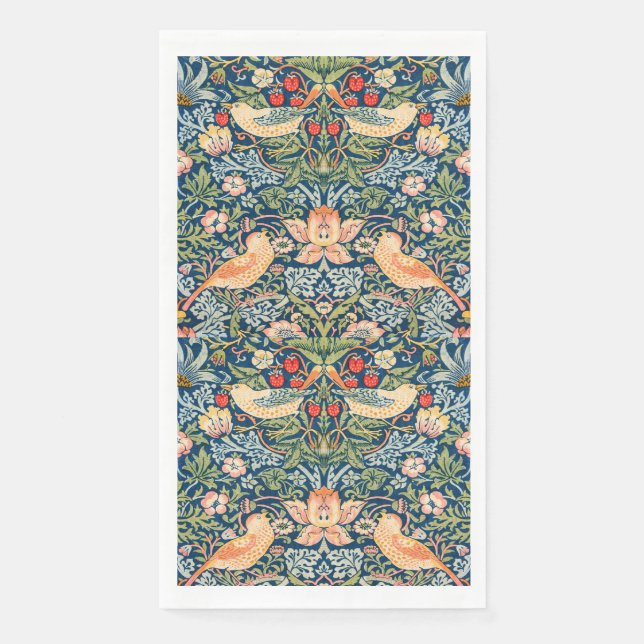 Servilleta De Papel Ladrón de Fresas W Morris  (Anverso)