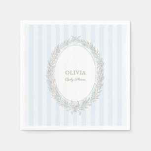 Servilleta De Papel Laduree French Caffee Patisserie Bonjour Bebe Blue